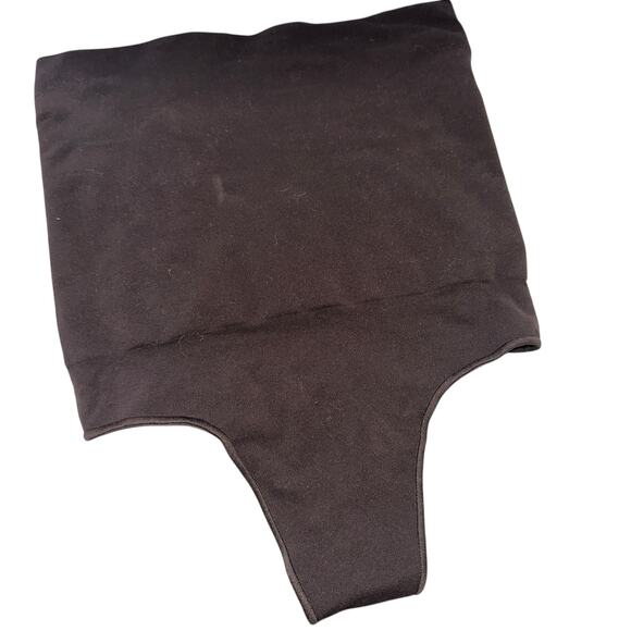 Skims Core Control Thong Black Onyx Shaping Bottom NWOT Size 4X/5X - Picture 1 of 4